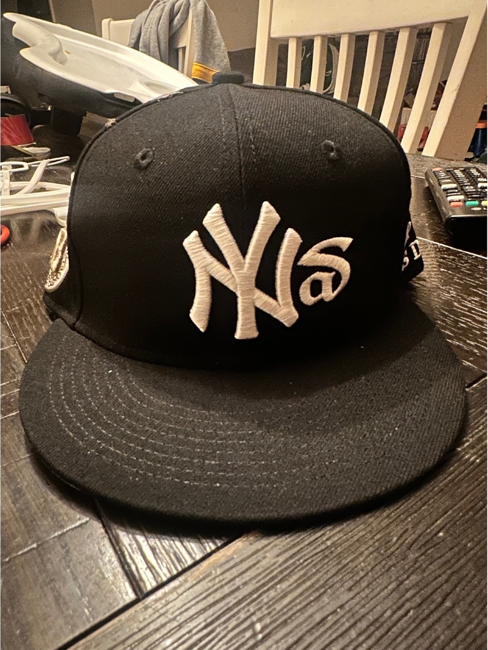DYNAMIC Nas Queensbridge hip-hop is dead Yankee logo snapback hat